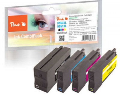 950XL/ 951XL Pack 4 cartouches d'encres compatibles HP CN045A - CN046A -  CN047A - CN048A